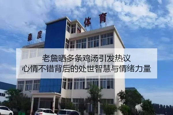 老詹晒多条鸡汤引发热议 心情不错背后的处世智慧与情绪力量